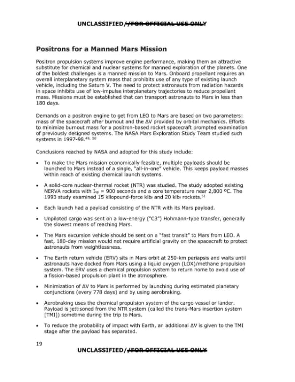 Page 24 of AAWSAP DIRD, Positron Aerospace Propulsion, March 2010